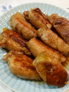 新玉ねぎの豚肉巻き照り焼き-レシピのメイン写真