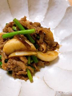 牛肉とニンニクの芽コチュジャン炒め-レシピのメイン写真