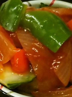 高野豆腐の酢豚風-レシピのメイン写真