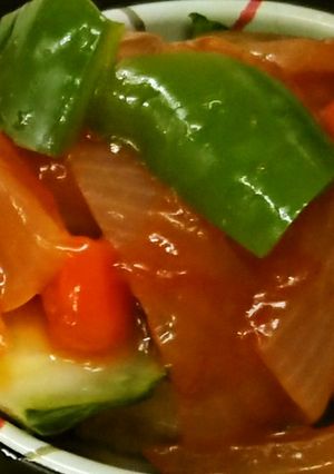 高野豆腐の酢豚風-レシピのメイン写真