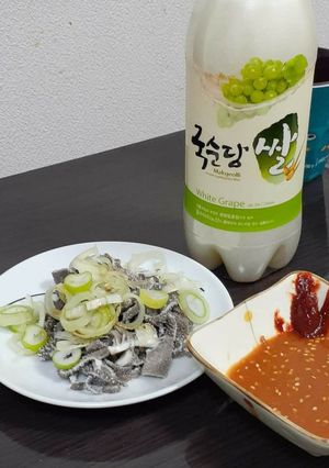 自家製酢味噌で食べるセンマイ刺-レシピのメイン写真