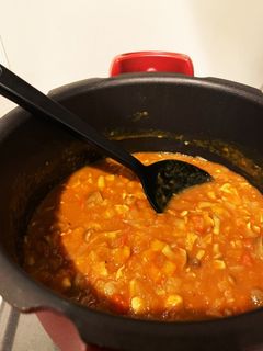 圧力鍋で野菜たっぷり無水カレー-レシピのメイン写真