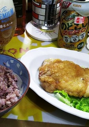 ヘルシオで皮パリパリ、炙りチキン-レシピのメイン写真
