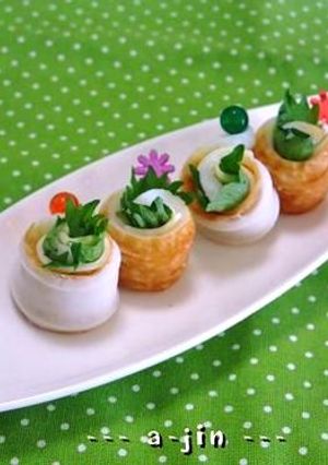 お弁当に✿大葉とチーズのちくわ巻き-レシピのメイン写真