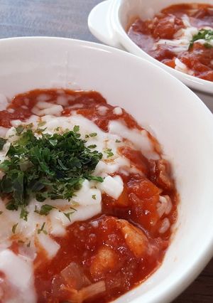 残ったらぜひ♪ハヤシライス丼♪-レシピのメイン写真