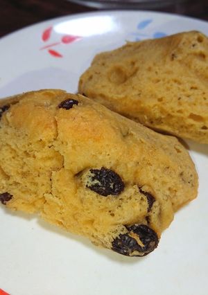大豆粉☆バナナとレーズンのホイルケーキ-レシピのメイン写真