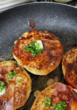 豆腐と魚ミンチでヘルシーハンバーグ!-レシピのメイン写真