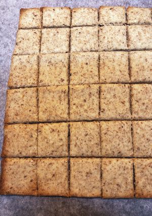 低糖・胡麻とチーズのおからクッキー-レシピのメイン写真
