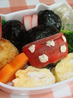 ミニーちゃん♥LOVE弁当(*´∀`*)-レシピのメイン写真