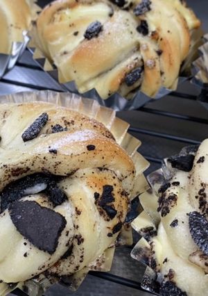 ざっくり簡単！オレオクリームチーズパン-レシピのメイン写真