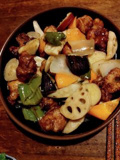 鶏肉と根菜の甘酢あんかけ-レシピのメイン写真