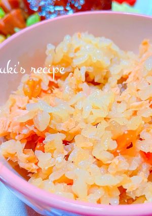 簡単！鮭の炊き込みご飯-レシピのメイン写真