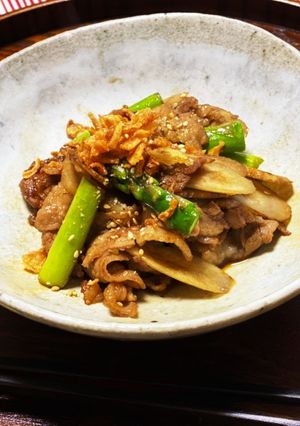 ●牛肉とごぼうのすき焼き風炒め●-レシピのメイン写真