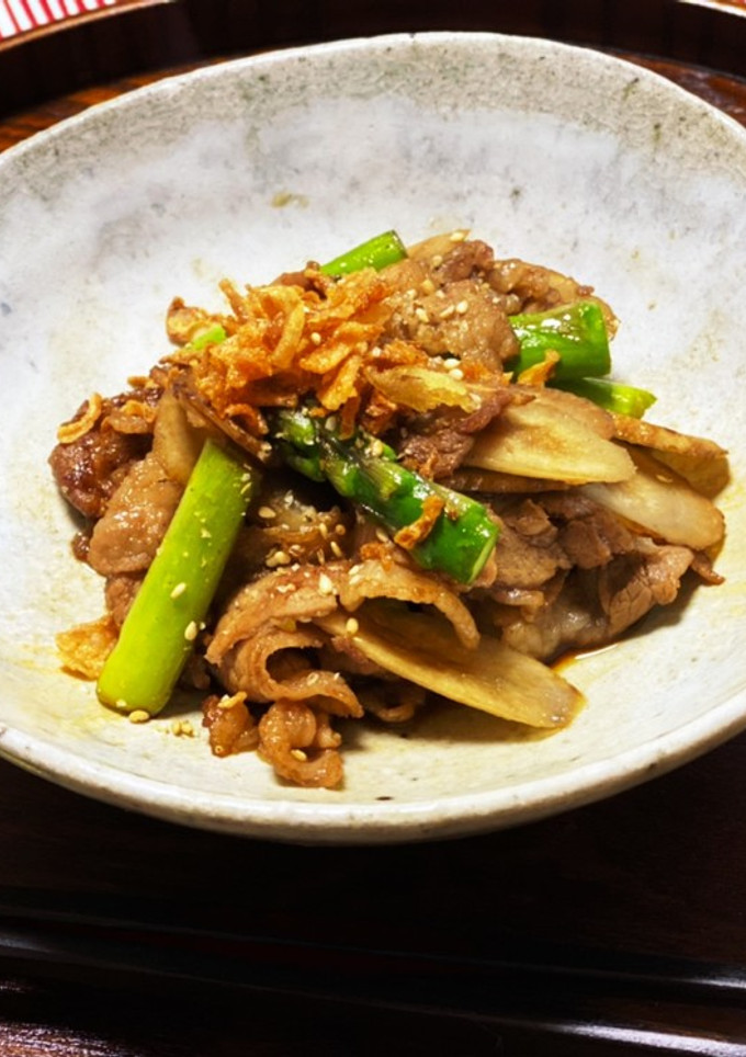 ●牛肉とごぼうのすき焼き風炒め●-レシピのメイン写真