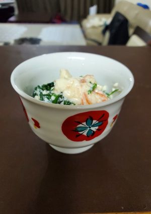 茅野や煎り酒の春菊の白和え-レシピのメイン写真