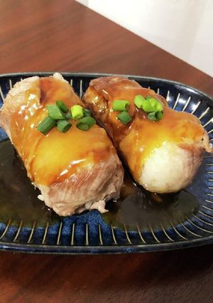 我が家の定番レシピ☆肉巻きおにぎり♪-レシピのメイン写真