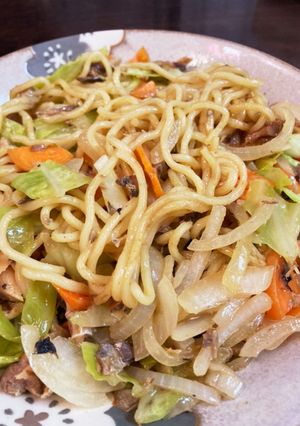 サバ缶焼きそば-レシピのメイン写真