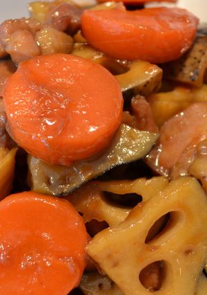 ほくシャキ！！鶏とレンコンの照り煮-レシピのメイン写真