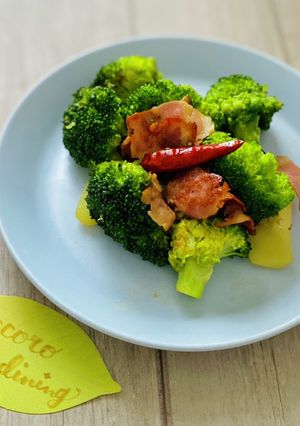 芯まで美味しくブロッコリーペペロンチーノ-レシピのメイン写真