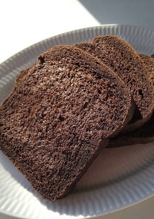 しっとり!美味しい!ビターチョコ食パン-レシピのメイン写真