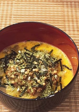 永谷園お茶づけアレンジ!卵納豆茶づけ✨-レシピのメイン写真