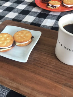 あんことマシュマロのクラッカーサンド-レシピのメイン写真