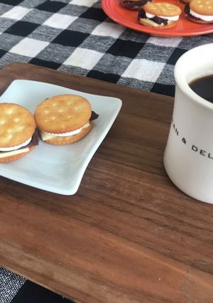 あんことマシュマロのクラッカーサンド-レシピのメイン写真