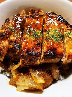 ポークジンジャーステーキ丼-レシピのメイン写真
