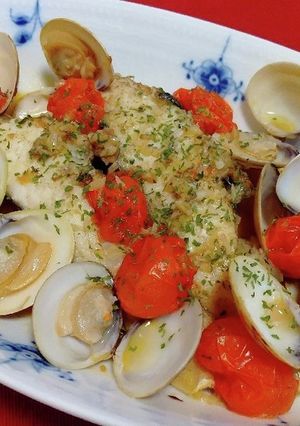 鯛とはまぐりのアクアパッツァ-レシピのメイン写真
