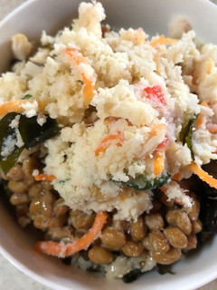 納豆とおから酢の物丼-レシピのメイン写真