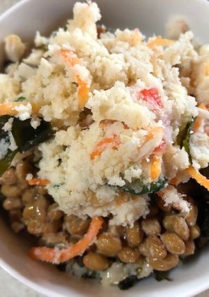 納豆とおから酢の物丼-レシピのメイン写真