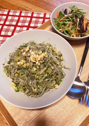 最強の腸活ごはん★ジェノベーゼ☆パスタ風-レシピのメイン写真