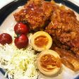 フライパンで作る簡単、ジャンボハンバーグ