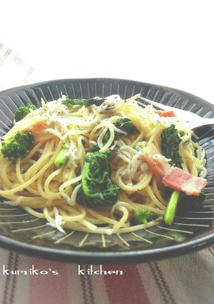 菜花、しらすの春パスタ-レシピのメイン写真