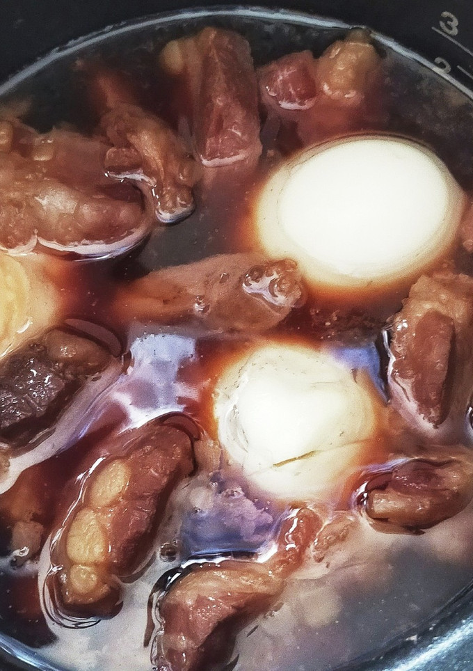 炊飯器調理　すき焼きのタレで豚軟骨煮込み-レシピのメイン写真