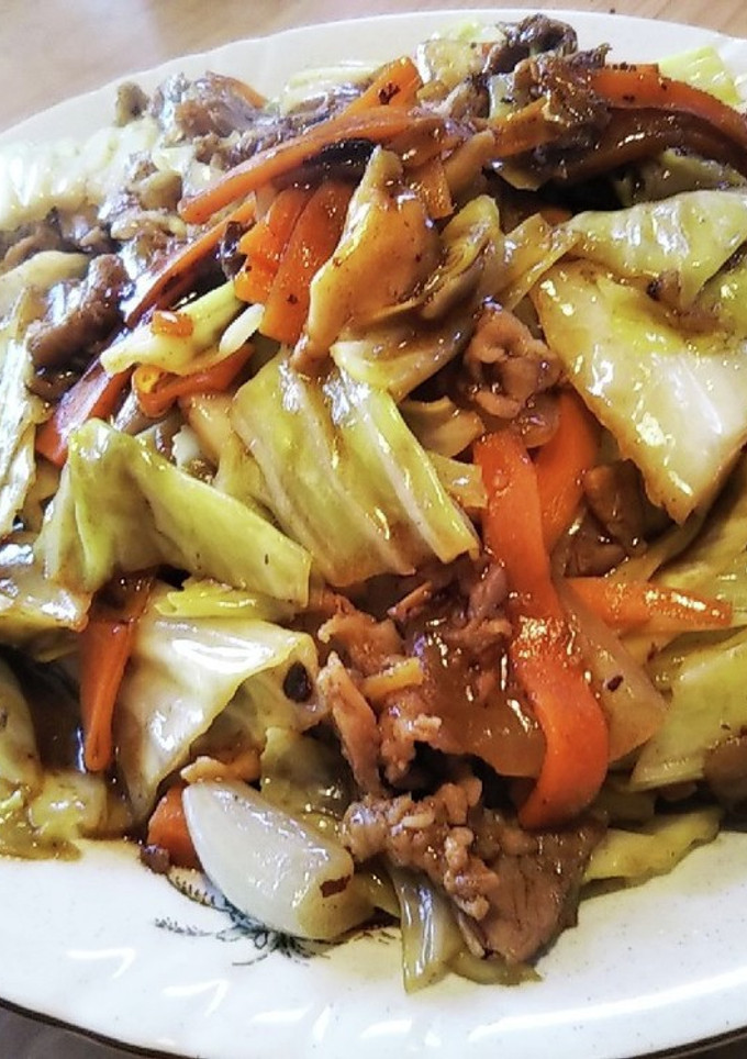 舞茸と豚肉の豆鼓醤炒め-レシピのメイン写真