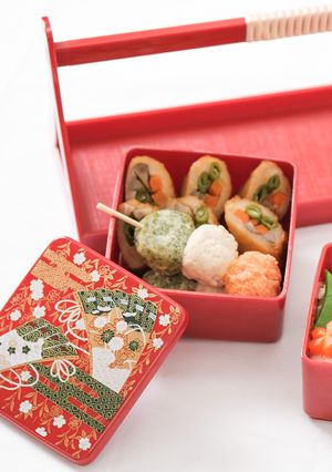 お弁当にも最適！春の三色つくねだんご✿-レシピのメイン写真