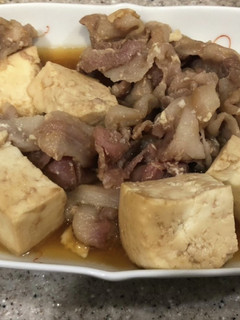 ポリ袋で作る簡単肉どうふ-レシピのメイン写真