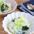春キャベツとわかめの春雨サラダ