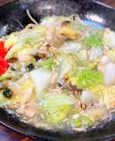 お吸い物の素を使ったあんかけ焼そば♪