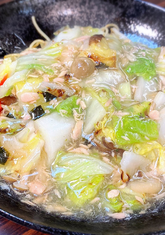 お吸い物の素を使ったあんかけ焼そば♪-レシピのメイン写真
