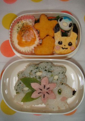 シェイミごはんのポケモンキャラ弁-レシピのメイン写真