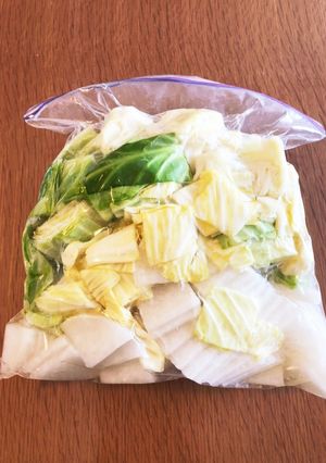 【手間無し】てんこ盛りキャベツの浅漬け-レシピのメイン写真
