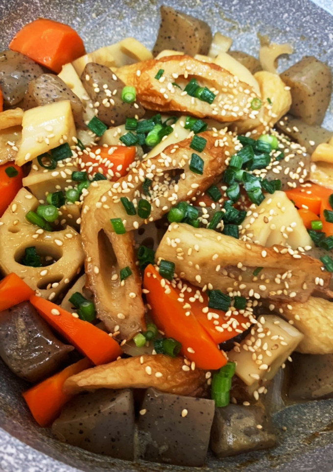 ちくわと根菜の煮物-レシピのメイン写真