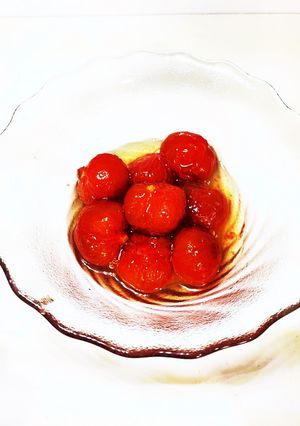 5分!ミニトマトのハチミツ漬け-レシピのメイン写真