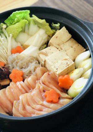 鶏むねで疲労回復⁈ あっさり鶏すき焼き-レシピのメイン写真