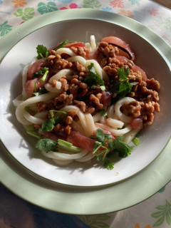 塩辛納豆うどん-レシピのメイン写真