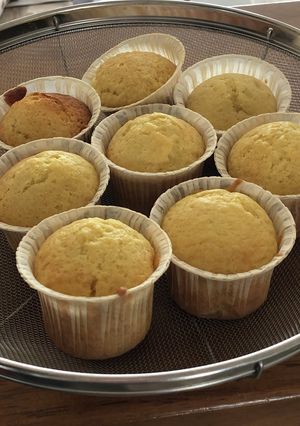 バターなし。蜂蜜カップケーキ♡-レシピのメイン写真