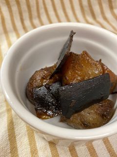昆布の佃煮の消費に◆蒟蒻と佃煮の甘辛煮◆-レシピのメイン写真