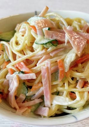 コクがある！スパゲッティサラダ-レシピのメイン写真